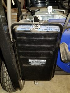 check air filter before starting generator