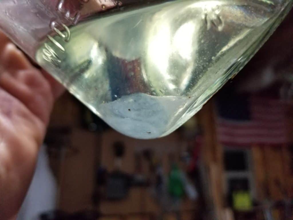 water mixed with gas carburetor