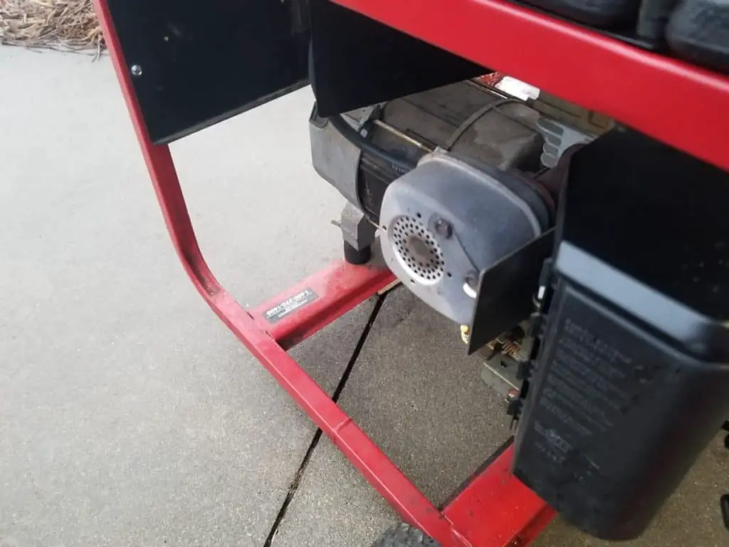 generator loud on concrete