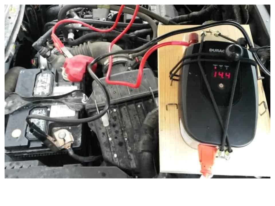 inverter to power tv from car battery