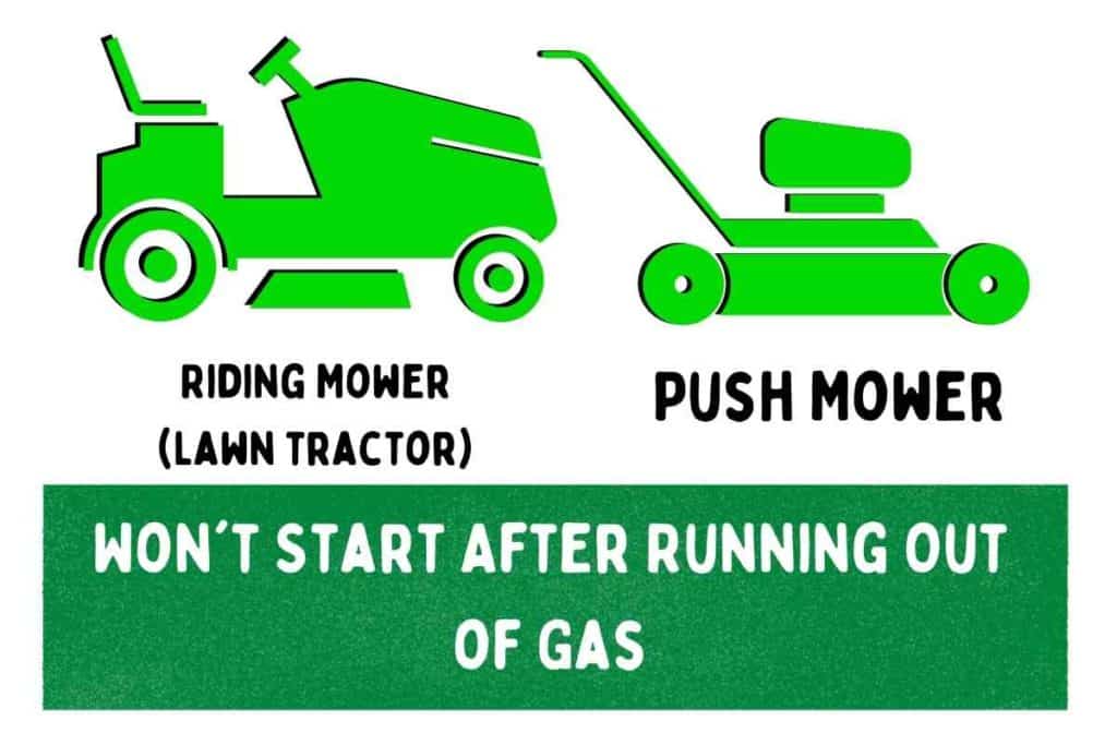 Push Mower Starts But Won't Stay Running