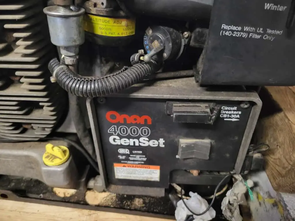Onan RV Generator Only Sparking When Starter Released Home Battery Bank
