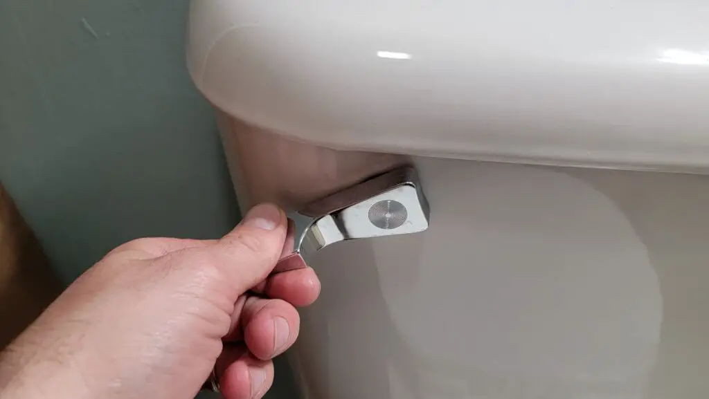 image of a toilet being flushed